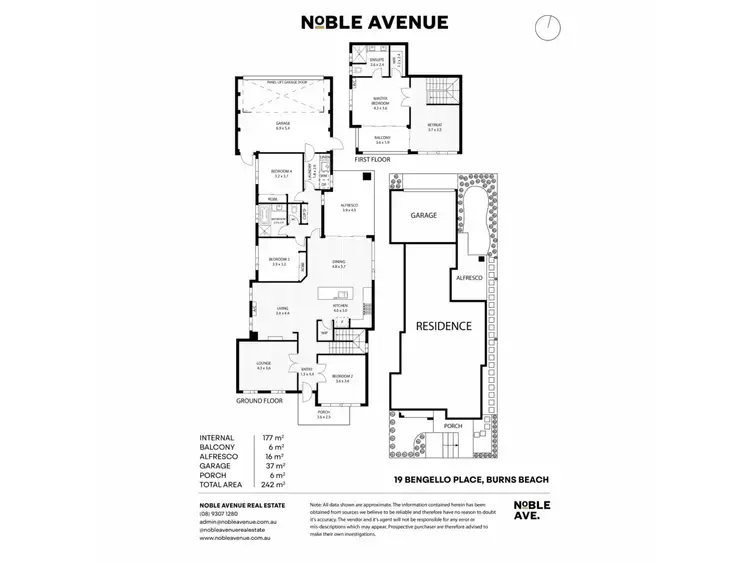 Floorplan of Homely house listing, 19 Bengello Place, Burns Beach WA 6028