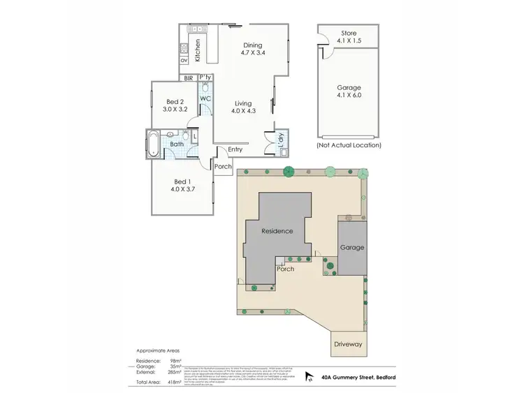 Floorplan of Homely house listing, 40A Gummery Street, Bedford WA 6052