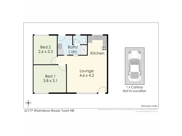 Floorplan of Homely unit listing, 5/177 Wanneroo Road, Tuart Hill WA 6060