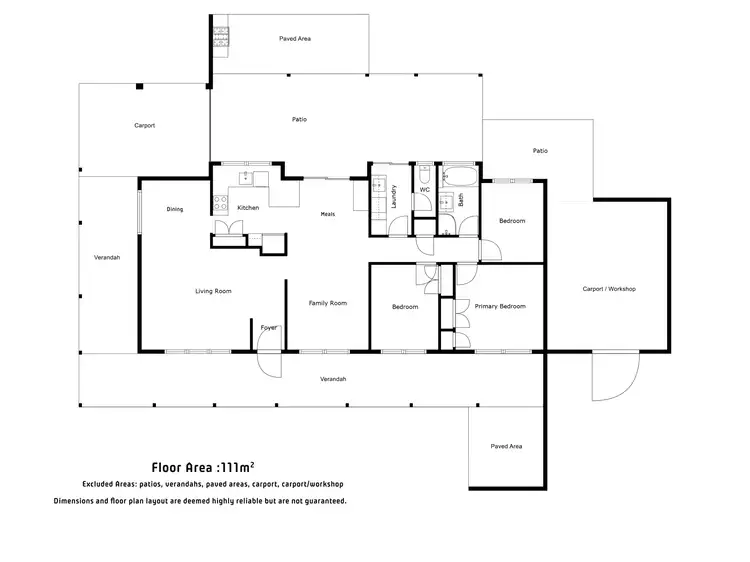 Floorplan of Homely house listing, 12 Farmview Drive, Bellevue WA 6056