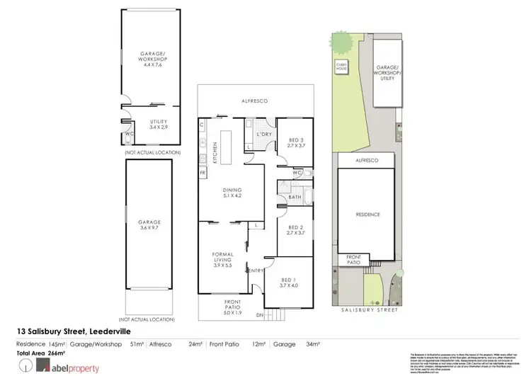 Floorplan of Homely house listing, 13 Salisbury Street, Leederville WA 6007