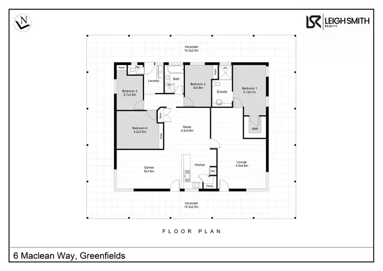 Floorplan of Homely house listing, 6 Maclean Way, Greenfields WA 6210