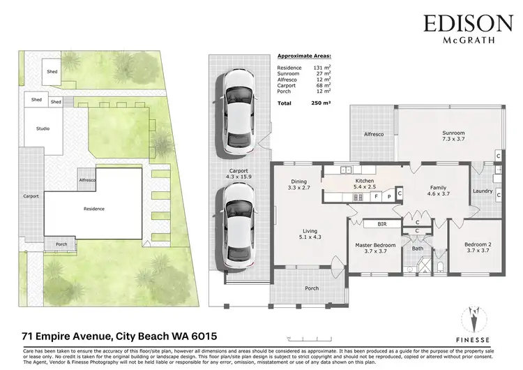 Floorplan of Homely house listing, 71 Empire Avenue, City Beach WA 6015