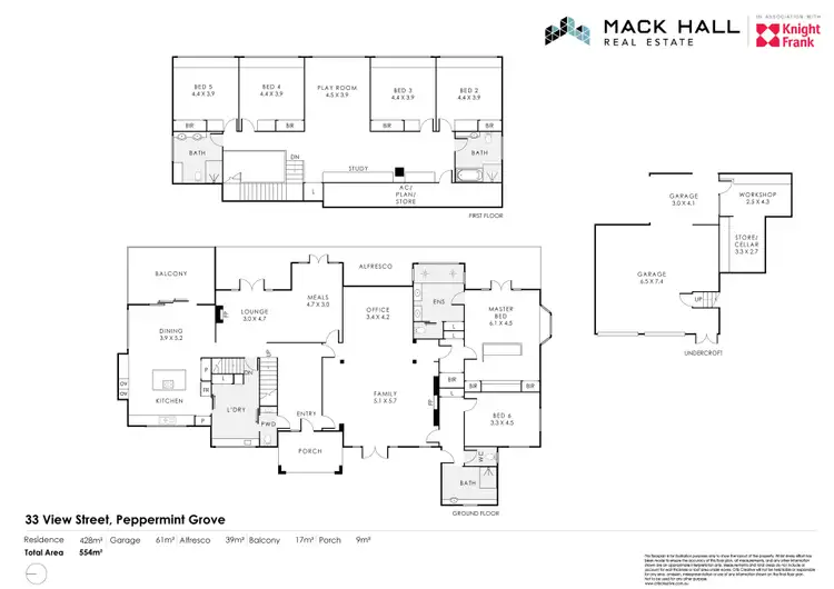 Floorplan of Homely house listing, 33 View Street, Peppermint Grove WA 6011