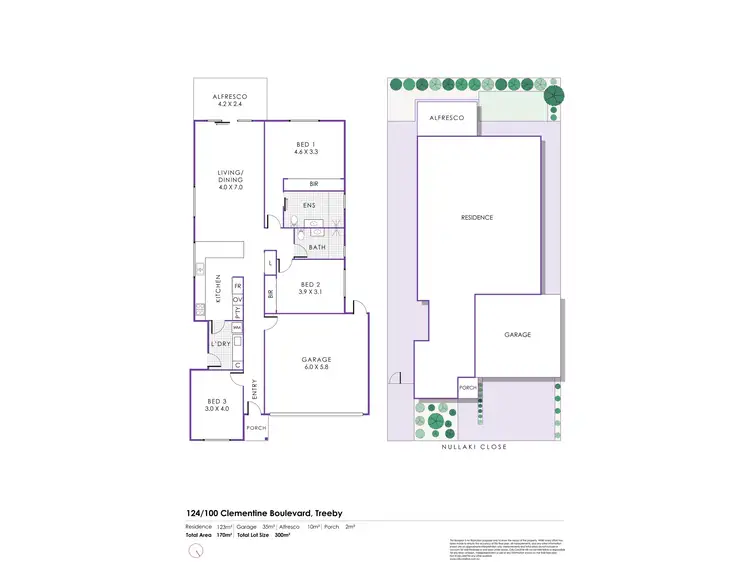 Floorplan of Homely house listing, 124/100 Clementine Boulevard, Treeby WA 6164