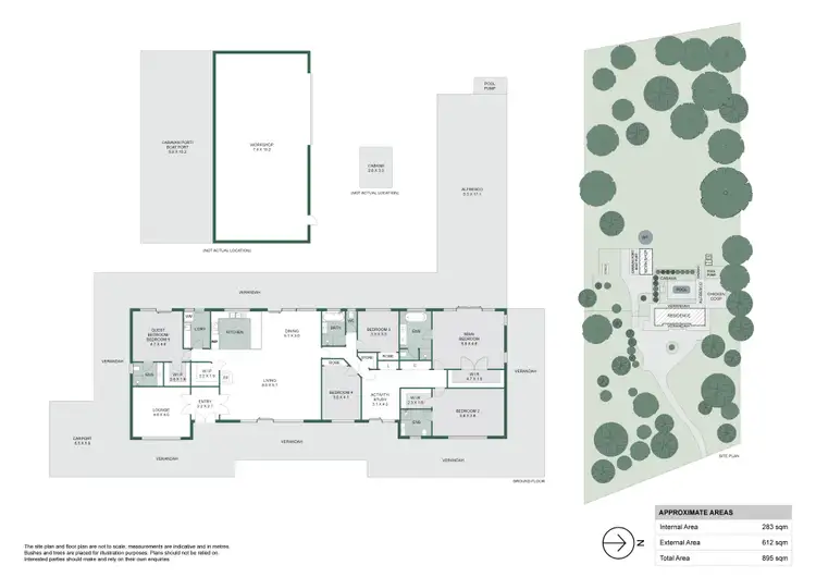 Floorplan of Homely house listing, 145 Fletcher Road, Karnup WA 6176
