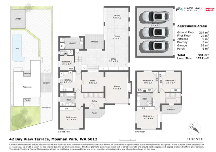 Floorplan of Homely house listing, 42 Bay View Terrace, Mosman Park WA 6012