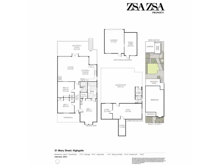 Floorplan of Homely house listing, 51 Mary Street, Highgate WA 6003