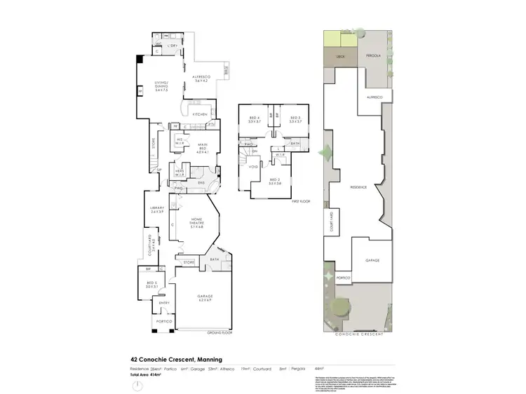 Floorplan of Homely house listing, 42 Conochie Crescent, Manning WA 6152