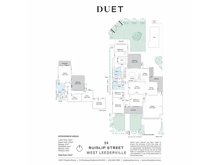 Floorplan of Homely house listing, 24 Ruislip Street, West Leederville WA 6007
