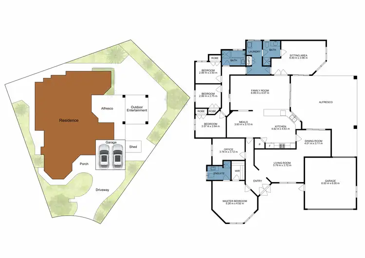Floorplan of Homely house listing, 6 Mann Court, Winthrop WA 6150