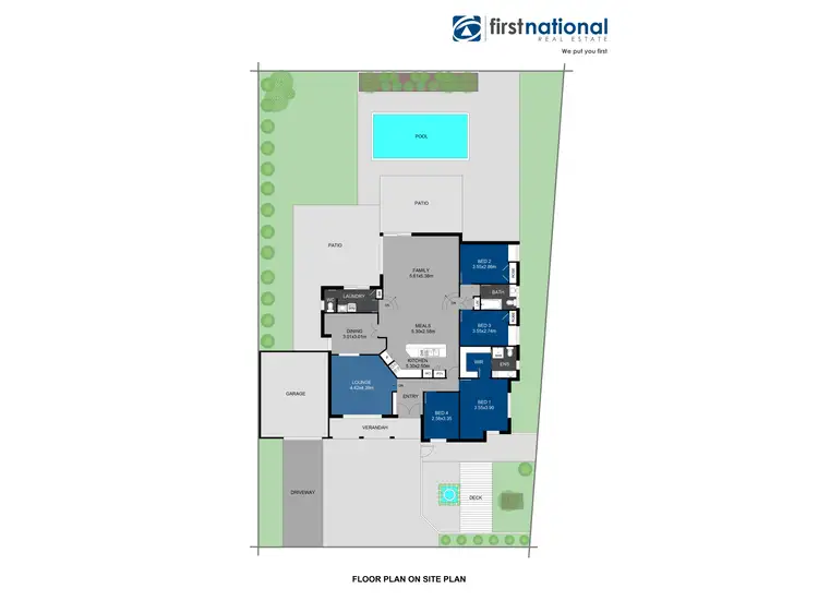 Floorplan of Homely house listing, 11 Tarrant Way, Bateman WA 6150