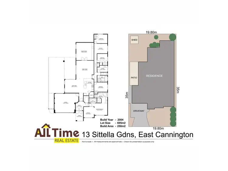 Floorplan of Homely house listing, 13 Sittella Gardens, East Cannington WA 6107