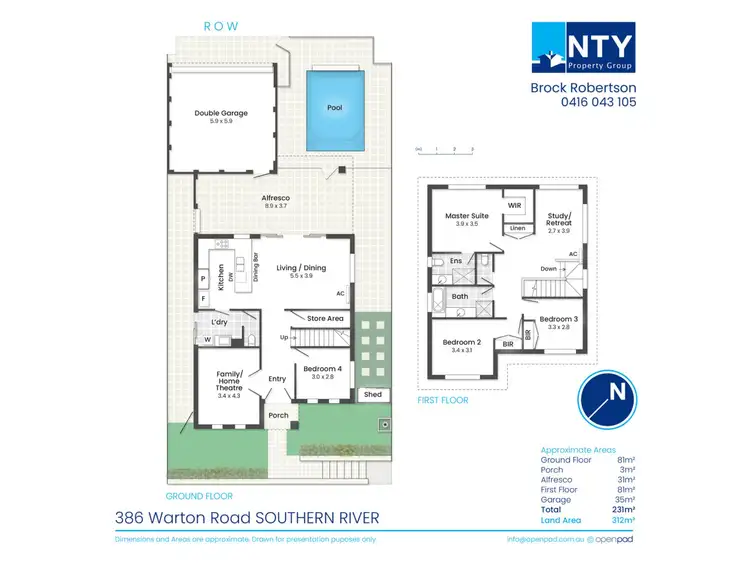 Floorplan of Homely house listing, 386 Warton Road, Southern River WA 6110