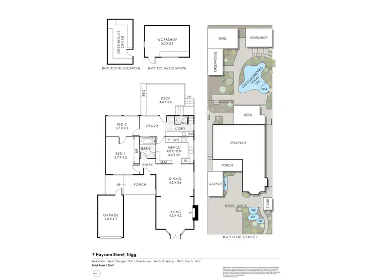 Floorplan of Homely house listing, 7 Haysom Street, Trigg WA 6029
