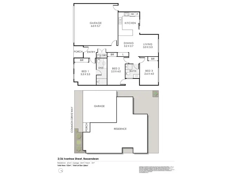 Floorplan of Homely villa listing, 2/26 Ivanhoe Street, Bassendean WA 6054