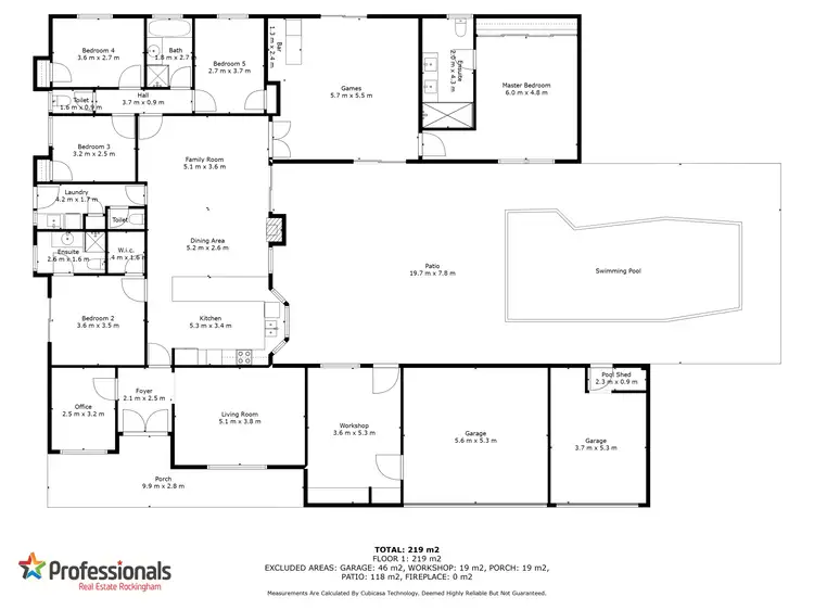 Floorplan of Homely house listing, 1 Weaver Lane, Wellard WA 6170