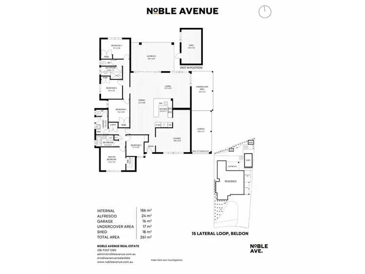 Floorplan of Homely house listing, 15 Lateral Loop, Beldon WA 6027