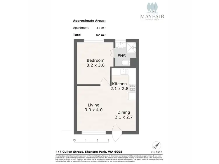 Floorplan of Homely unit listing, 4/7 Cullen Street, Shenton Park WA 6008
