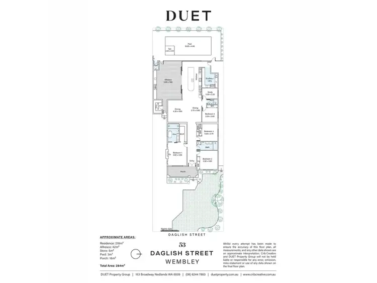 Floorplan of Homely house listing, 53 Daglish Street, Wembley WA 6014