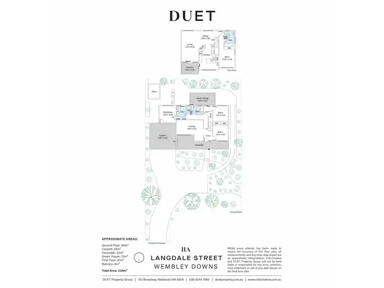 Floorplan of Homely house listing, 11A Langdale Street, Wembley Downs WA 6019