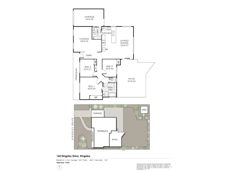 Floorplan of Homely house listing, 160 Kingsley Drive, Kingsley WA 6026