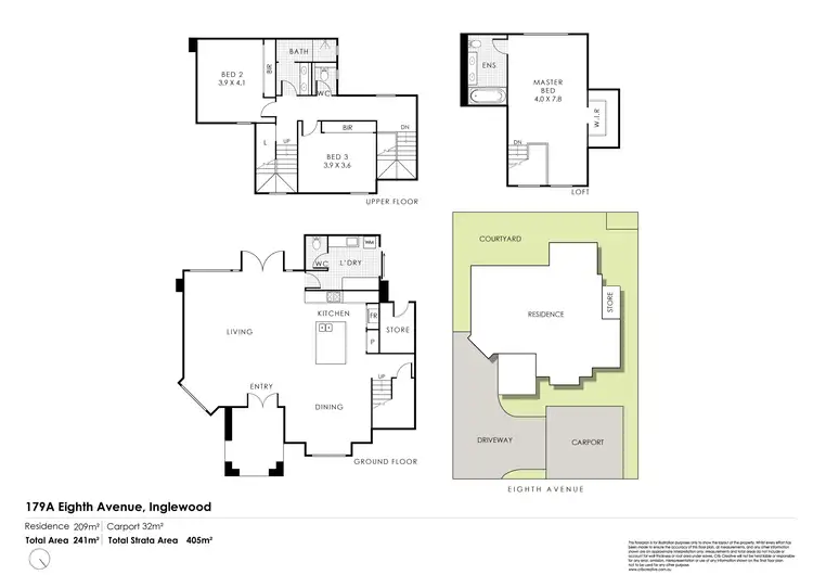 Floorplan of Homely house listing, 179A Eighth Avenue, Inglewood WA 6052