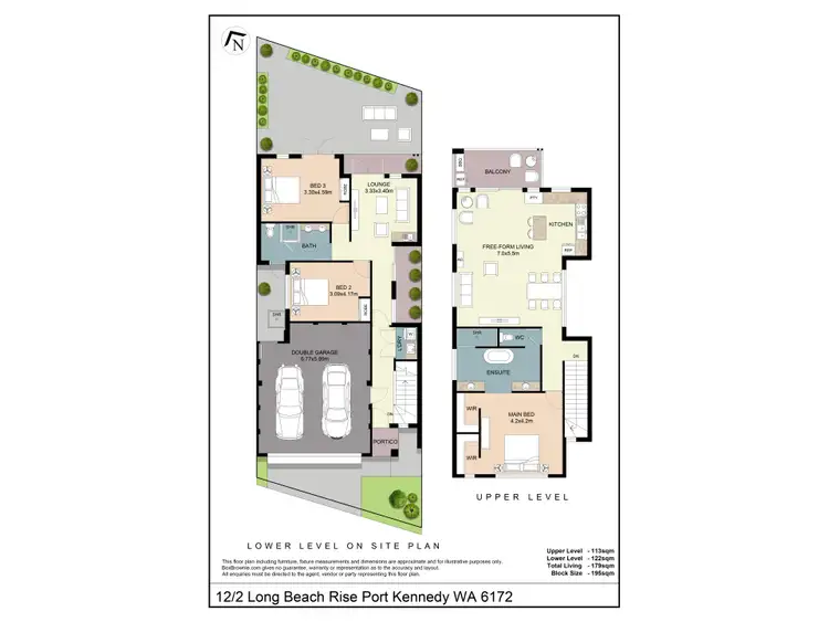 Floorplan of Homely house listing, 12/2 Long Beach Rise, Port Kennedy WA 6172