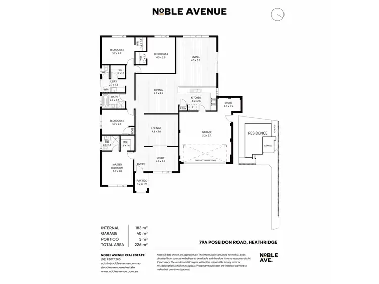 Floorplan of Homely house listing, 79A Poseidon Road, Heathridge WA 6027