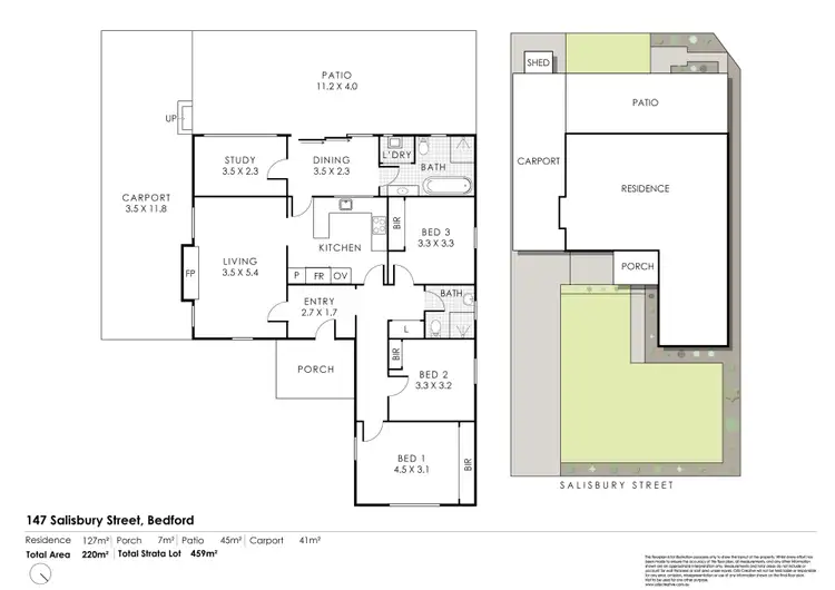 Floorplan of Homely house listing, 147 Salisbury Street, Bedford WA 6052