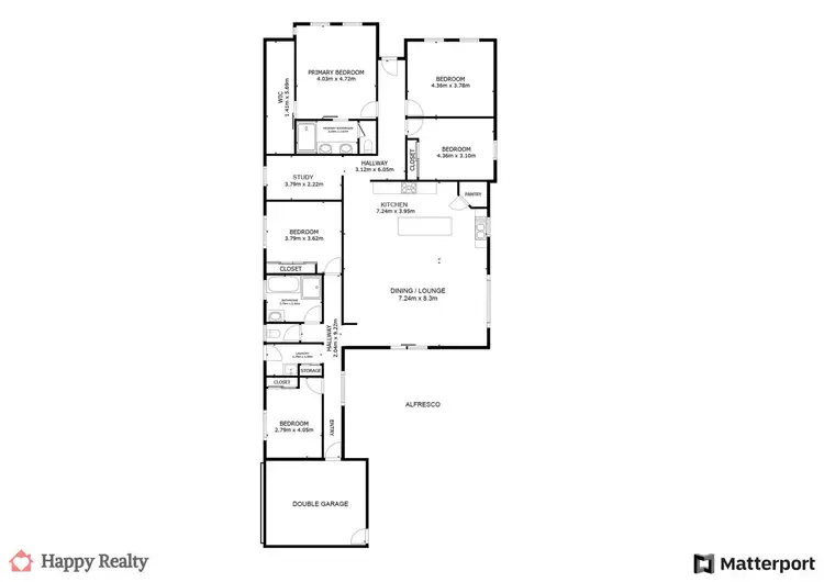 Floorplan of Homely house listing, 11 Fairweather Drive, Piara Waters WA 6112