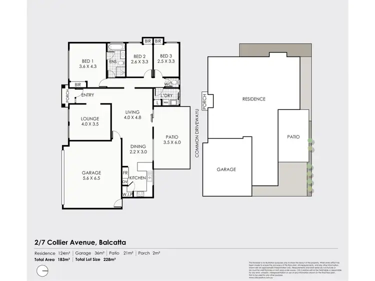 Floorplan of Homely villa listing, 2/17 Collier Avenue, Balcatta WA 6021
