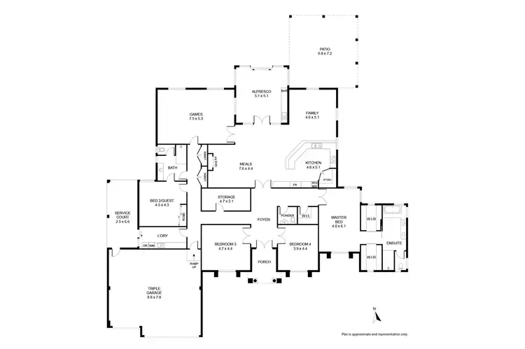 Floorplan of Homely house listing, 220 Hermitage Drive, The Vines WA 6069