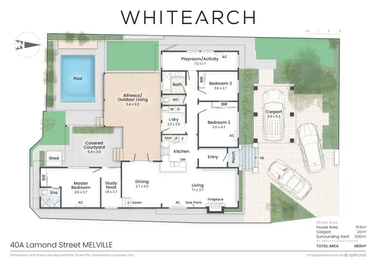 Floorplan of Homely house listing, 40A Lamond Street, Melville WA 6156