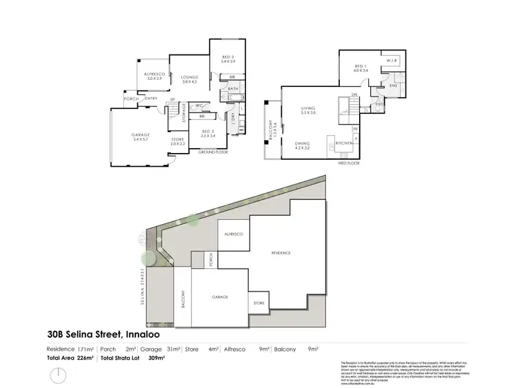 Floorplan of Homely house listing, 30B Selina Street, Innaloo WA 6018