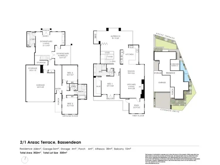 Floorplan of Homely house listing, 2/1 Anzac Terrace, Bassendean WA 6054