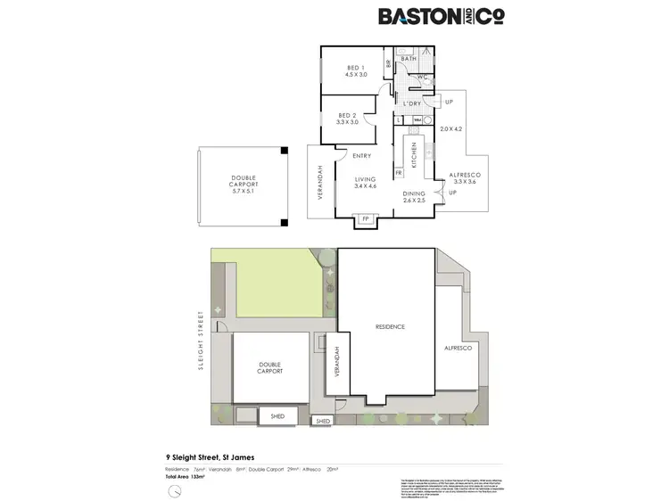 Floorplan of Homely house listing, 9 Sleight Street, St James WA 6102