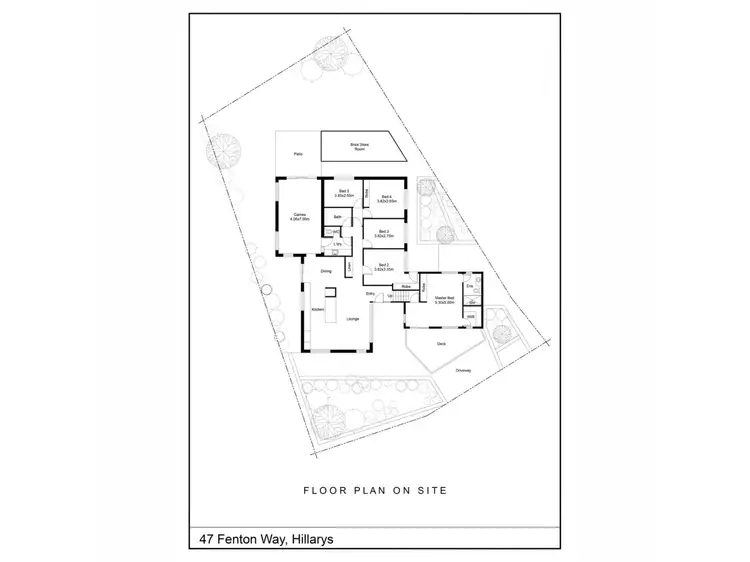 Floorplan of Homely house listing, 47 Fenton Way, Hillarys WA 6025
