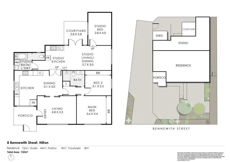 Floorplan of Homely house listing, 8 Bennewith Street, Hilton WA 6163