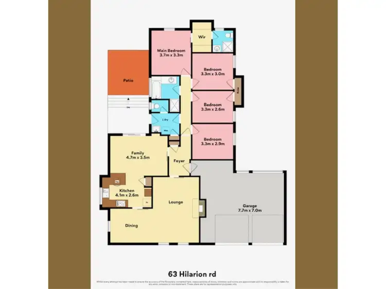 Floorplan of Homely house listing, 63 Hilarion Road, Duncraig WA 6023