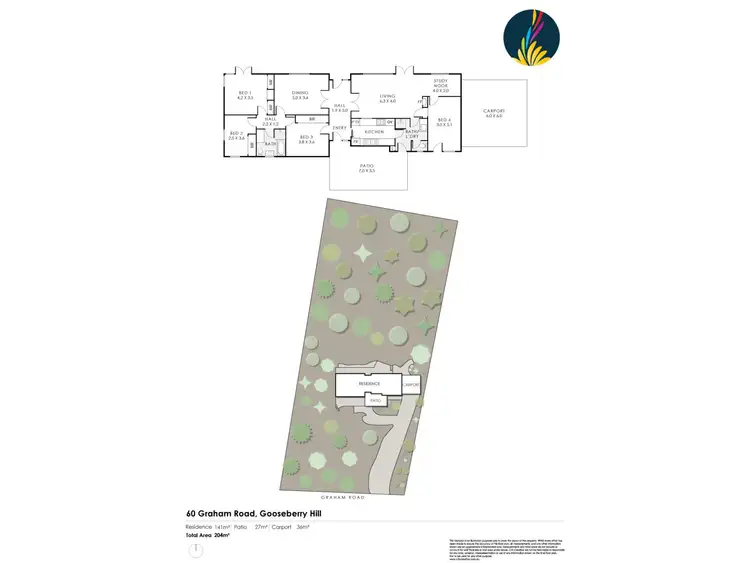 Floorplan of Homely house listing, 60 Graham Road, Gooseberry Hill WA 6076