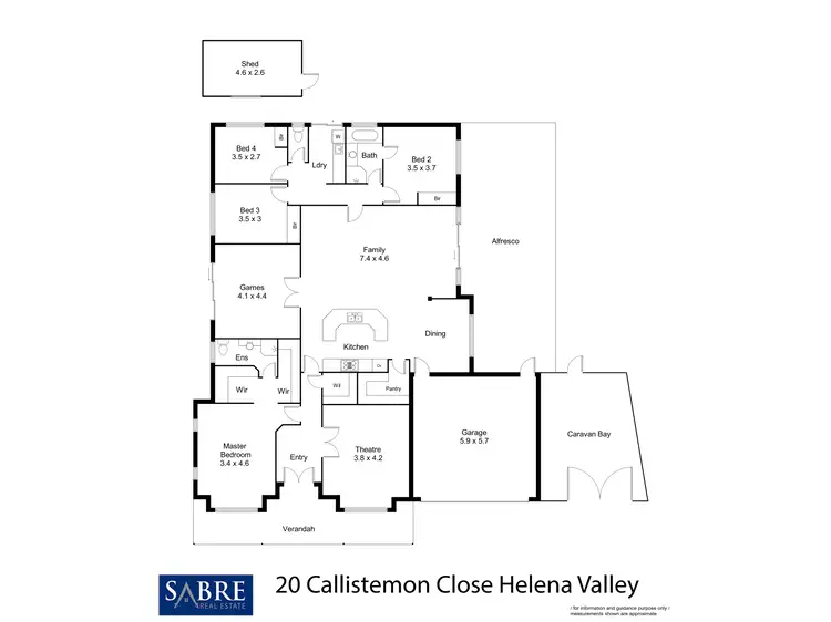 Floorplan of Homely house listing, 20 Callistemon Close, Helena Valley WA 6056