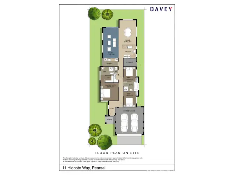 Floorplan of Homely house listing, 11 Hidcote Way, Pearsall WA 6065