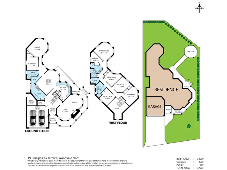 Floorplan of Homely house listing, 19 Phillips-Fox Terrace, Woodvale WA 6026