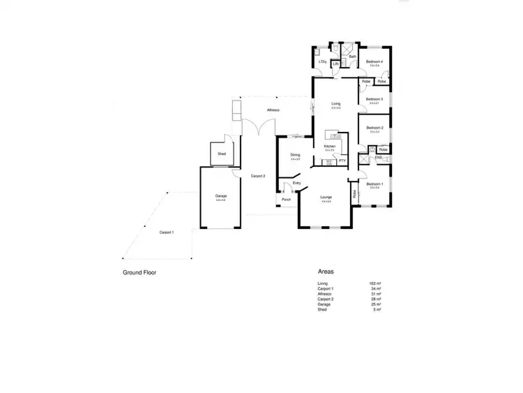 Floorplan of Homely house listing, 44 Sheppard Way, Marmion WA 6020