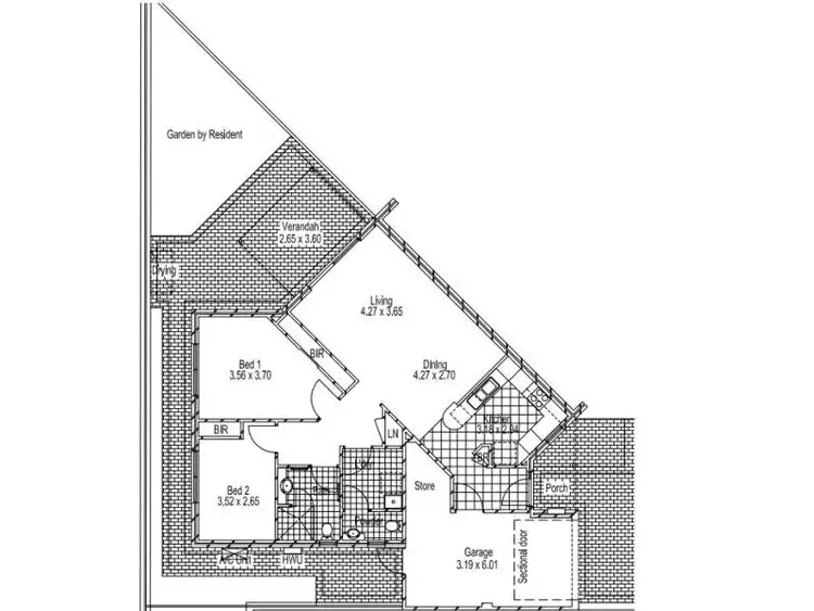 Floorplan of Homely retirement listing, 21/11 Nugent Street, Balcatta WA 6021