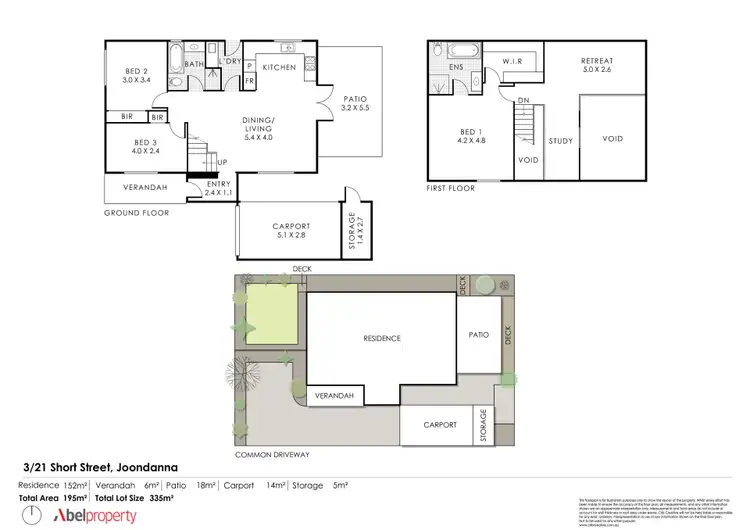 Floorplan of Homely house listing, 3/21 Short Street, Joondanna WA 6060