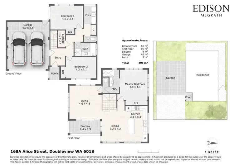 Floorplan of Homely house listing, 168a Alice Street, Doubleview WA 6018