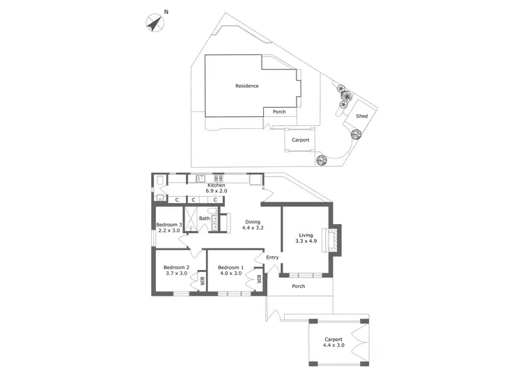 Floorplan of Homely villa listing, 119 Wattle Place, Tuart Hill WA 6060