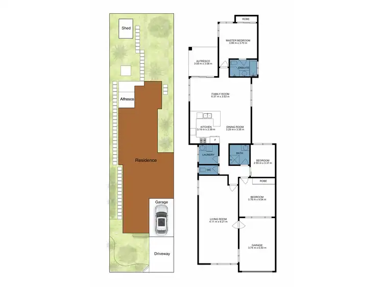 Floorplan of Homely house listing, 666A Canning Highway, Applecross WA 6153